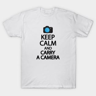 Keep calm and carry a camera T-Shirt